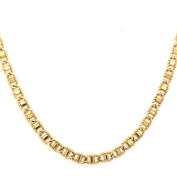 Pre Owned 9ct Fancy Link Chain ZU916